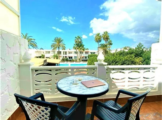 Appartement Cozy One Bedroom With Spacious Terrace. Pool And Garden View Costa Del Silencio